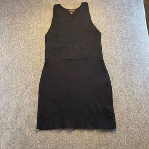 House of‎ Harlow 1960 Ribbed Bodycon Little Black Dress Sleeveless XL
